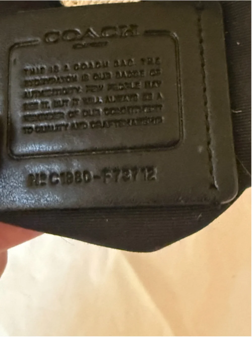 Coach f73712 mini